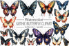 Gothic Butterfly Clipart Bundle 4