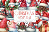 Santa Hat Christmas Decoration Clipart Bundle