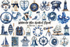 Blue Nautical Clipart Bundle  7