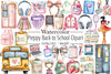 Preppy Back To School Clipart Bundle