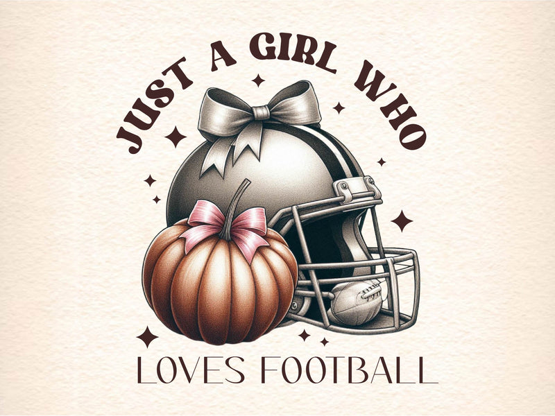 Just A Girl Who Loves Football Clipart Bundle - CraftNest - Digital Crafting and Art