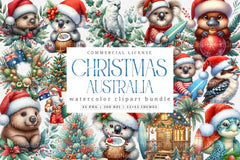 Australian Christmas Clipart Bundle - CraftNest - Digital Crafting and Art