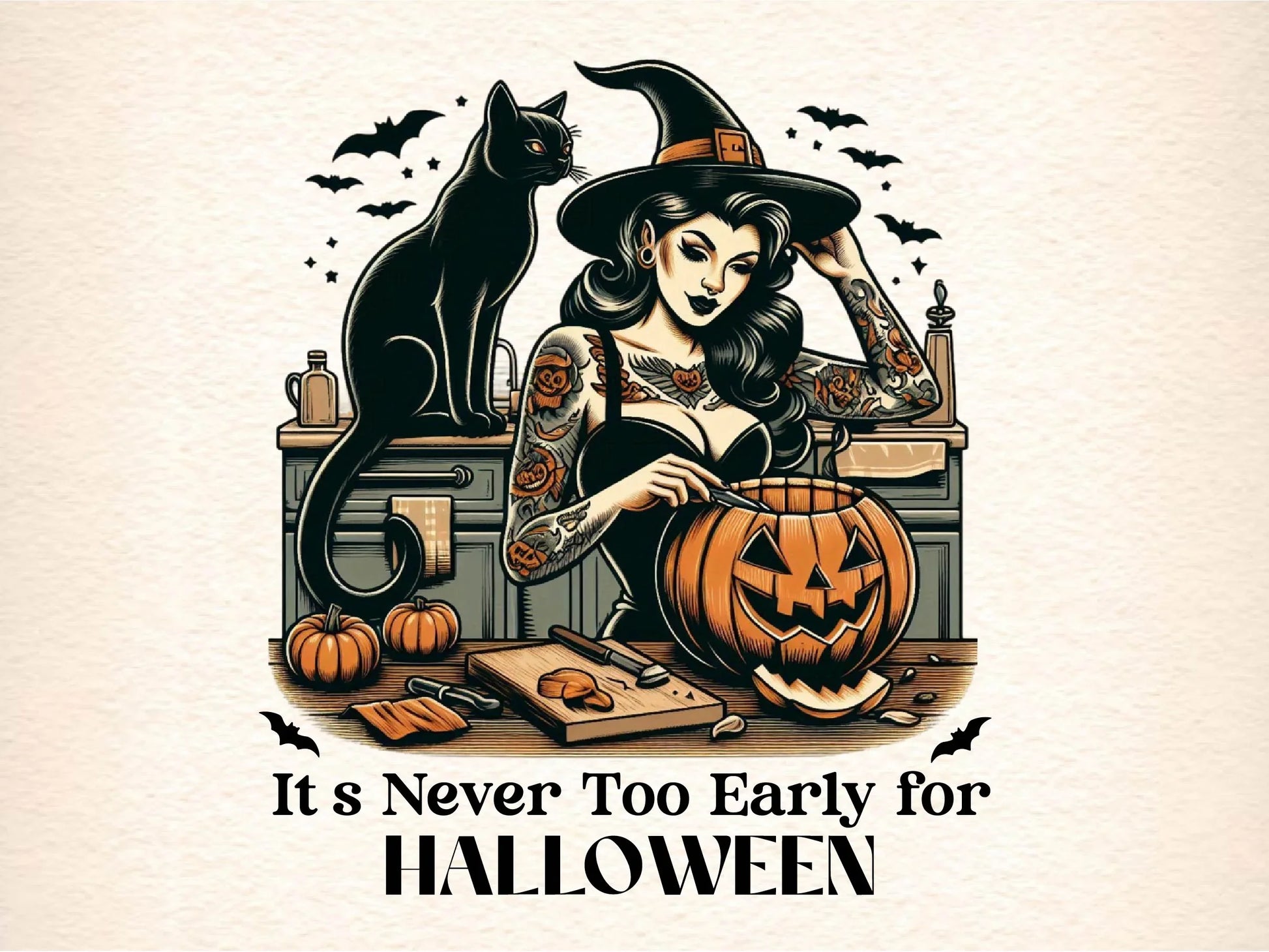 Its Never Too Early For Halloween Clipart Bundle - CraftNest - Digital Crafting and Art