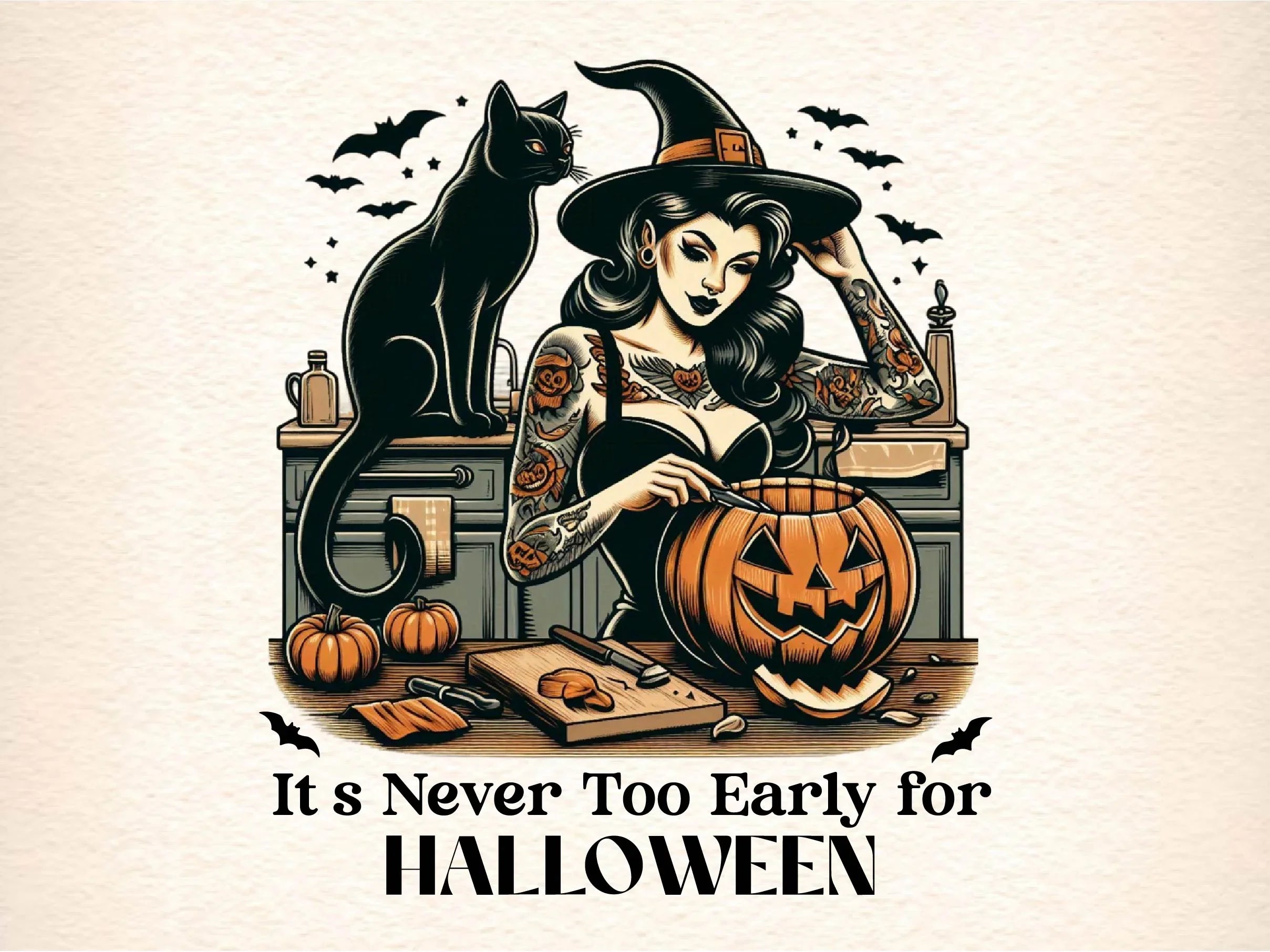 Its Never Too Early For Halloween Clipart Bundle - CraftNest - Digital Crafting and Art