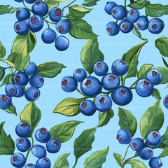 Blueberry Seamless Pattern Papers Digital - CraftNest - Digital Crafting and Art
