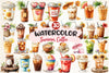 Summer Coffee Clipart Bundle
