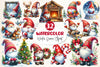 Winter Gnome Clipart Bundle