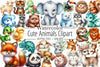 Cute Animals Clipart Bundle