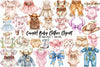 Cowgirl Baby Clothes Clipart Bundle