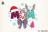 Christmas Mom Coquette Clipart Bundle 2