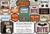 Vintage Rustic Halloween Clipart Bundle