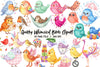 Whimsical Birds Clipart Bundle