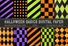 Halloween Basics Digital Paper
