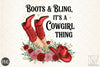 Cowgirl Boots & Bling Clipart Bundle 5