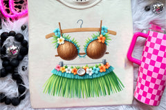 Cute Tropical Hula Dance Hawaiian Clipart Bundle - CraftNest - Digital Crafting and Art