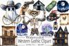 Western Gothic Clipart Bundle