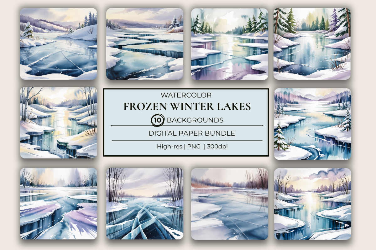 Frozen Winter Lakes Background Papers