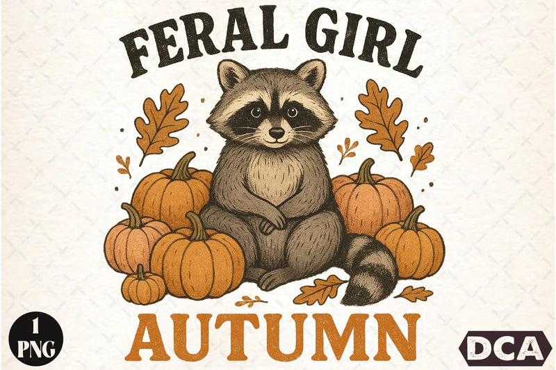 Feral Girl Autumn Clipart Bundle - CraftNest - Digital Crafting and Art