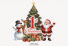 Red Santa Claus First Christmas Clipart Bundle