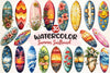 Summer Surfboard Clipart Bundle 2