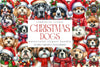 Christmas Dogs Clipart Bundle 666