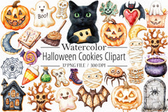 Halloween Cookies Clipart Bundle - CraftNest - Digital Crafting and Art