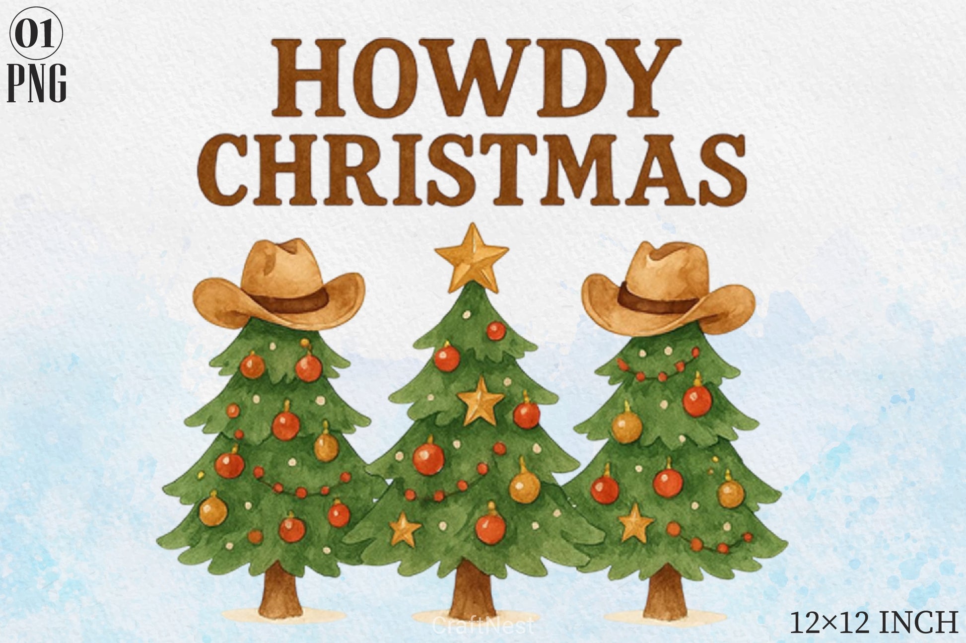 Howdy Christmas Clipart Bundle - CraftNest - Digital Crafting and Art