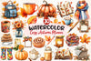 Cozy Autumn Planner Clipart Bundle