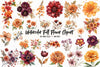 Fall Flower Clipart Bundle 2