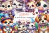 Mardi Gras Animals Clipart Bundle 1