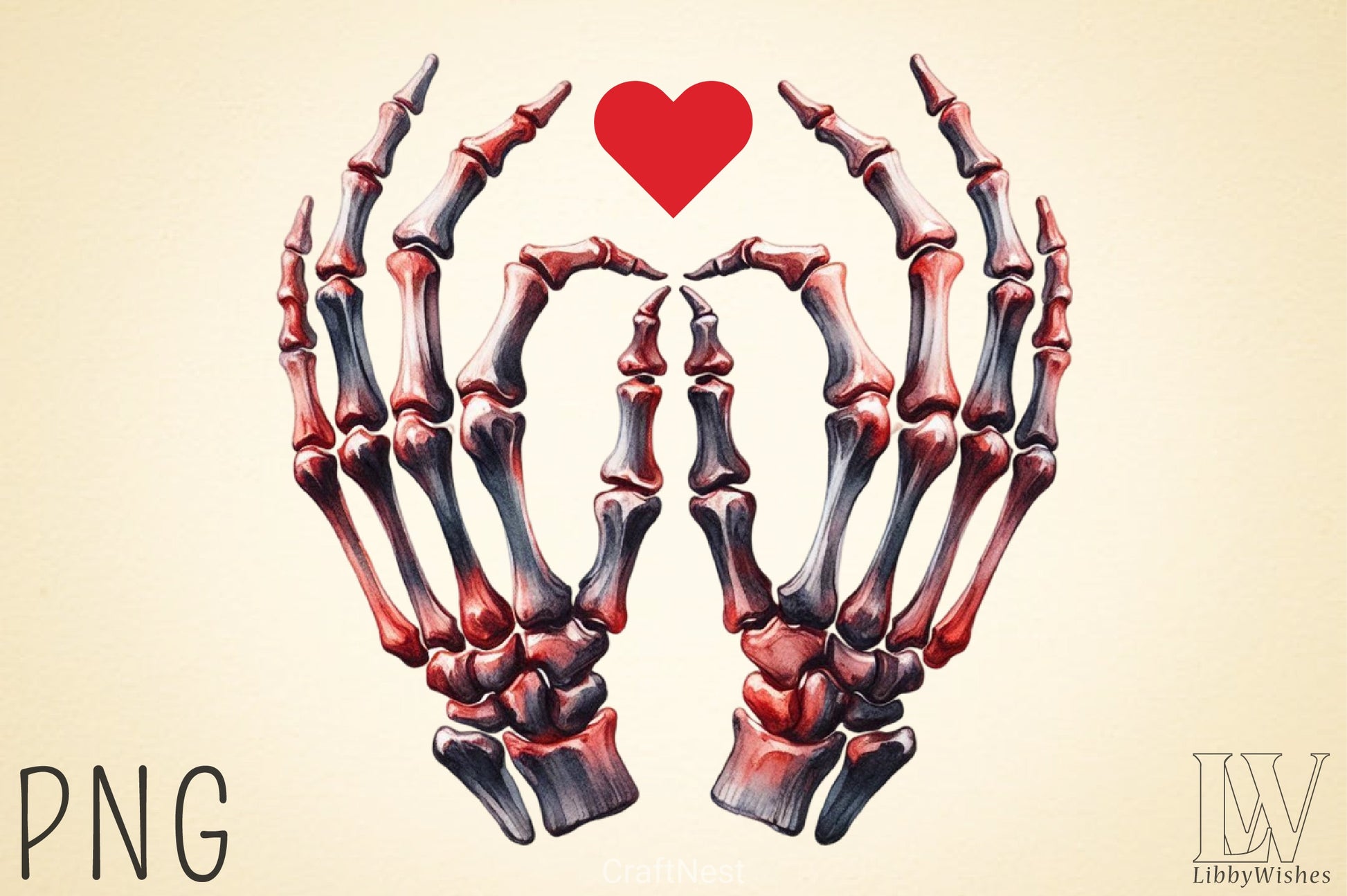 Valentine Skeleton Clipart Bundle 5 - CraftNest - Digital Crafting and Art