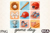 Brushstroke Baseball Game Day Clipart Bundle
