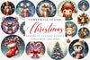 Christmas Ornament & Photo Memorial Design Keyfob Clipart Bundle