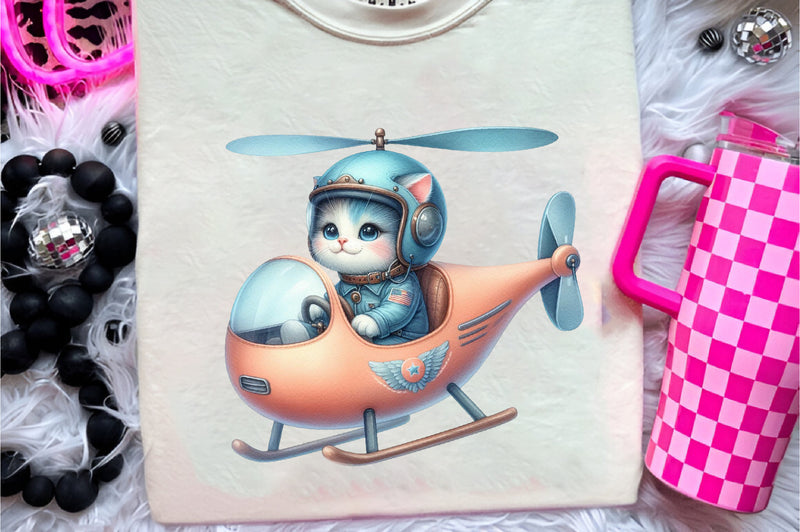 Airplane Cute Animals Clipart Bundle - CraftNest - Digital Crafting and Art