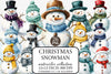 Christmas Snowman Clipart Bundle 14