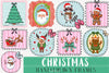 Christmas Coquette Frame Clipart Bundle