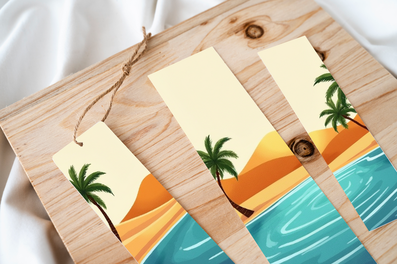 Desert Oasis Bookmark Journal - CraftNest - Digital Crafting and Art