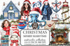 Merry Maritime Christmas Clipart Bundle