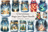 Christmas Magic Jars Clipart Bundle