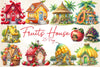 Fruit House Clipart Bundle