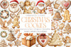Gingerbread Christmas Cookies Winter Clipart Bundle
