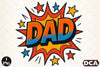 Dad Comic Style Clipart Bundle