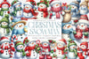 Festive Snowman Clipart Bundle 2