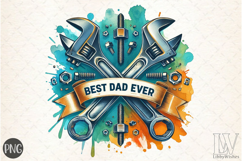 Best Dad Ever Father's Day Clipart Bundle 3 - CraftNest - Digital Crafting and Art