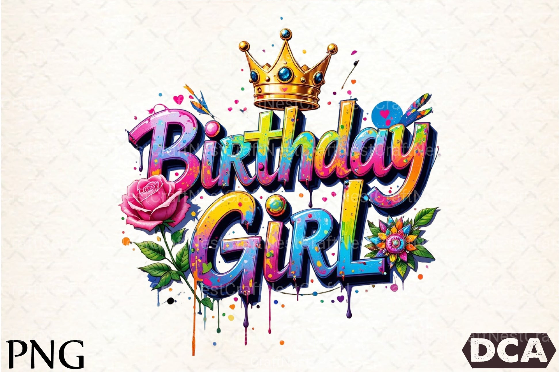 Birthday Girl Clipart Bundle 3 - CraftNest - Digital Crafting and Art