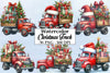 Christmas Truck Clipart Bundle 1