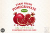 Farm Fresh Pomegranate Clipart Bundle