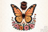 Butterfly Woman Flowers Clipart Bundle