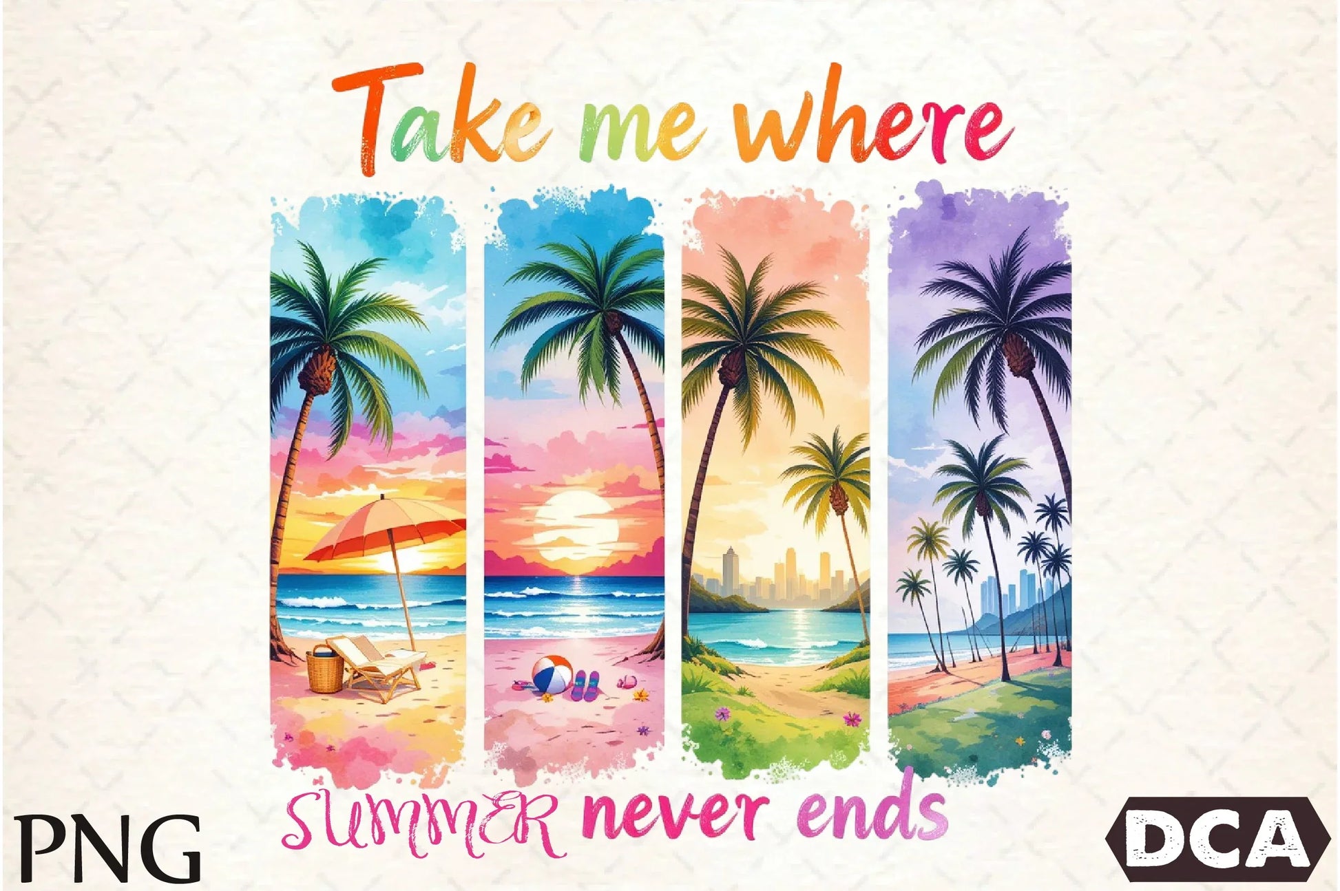 Summer Brushstroke Shirt Clipart Bundle - CraftNest - Digital Crafting and Art