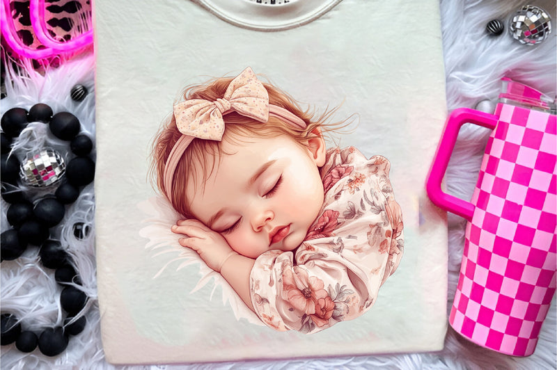 Pink Baby Girl Nursery Clipart Bundle 2 - CraftNest - Digital Crafting and Art